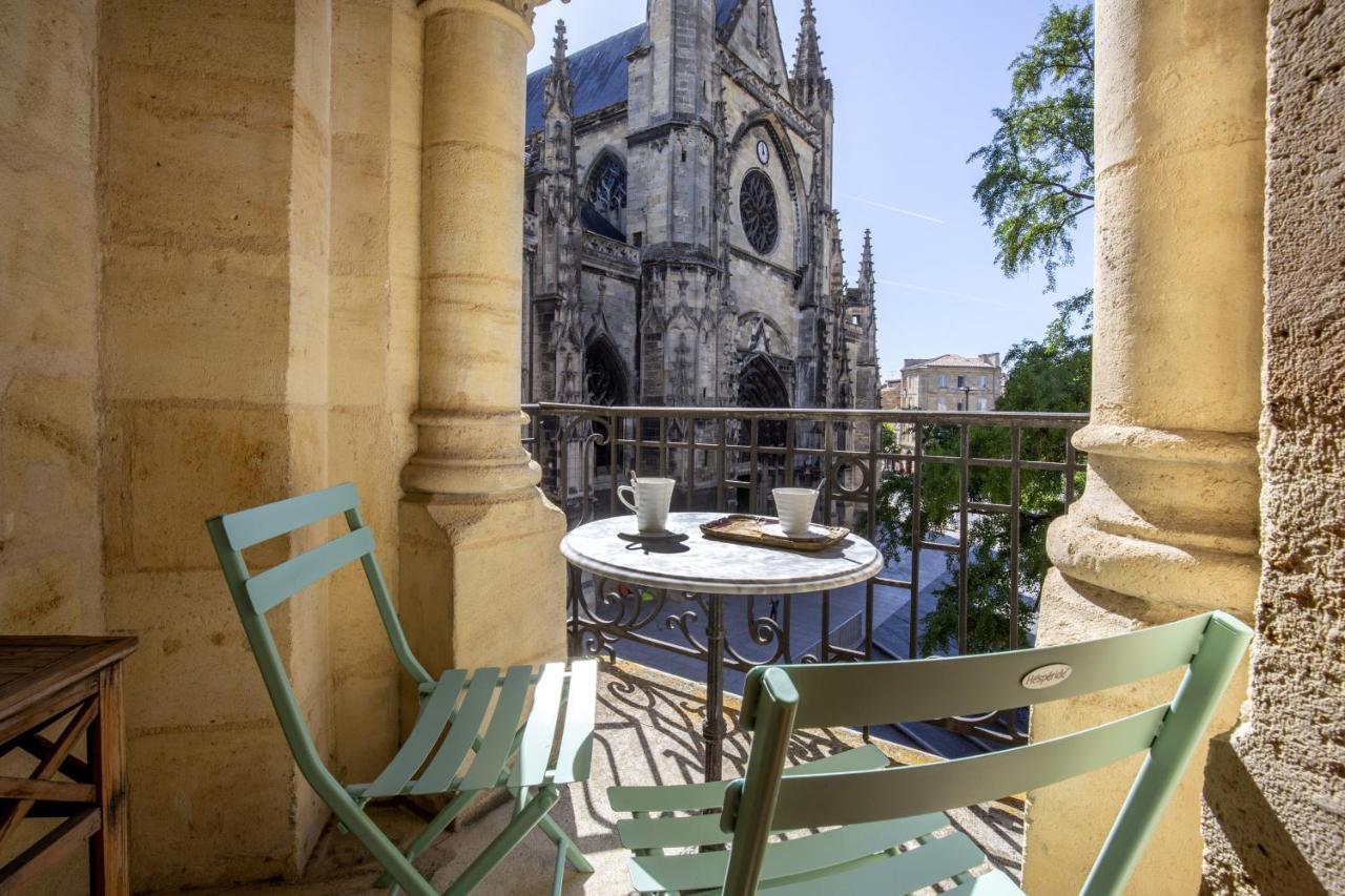 Centre Historique, Appartement Climatise Avec Terrasse Bordeaux Bagian luar foto